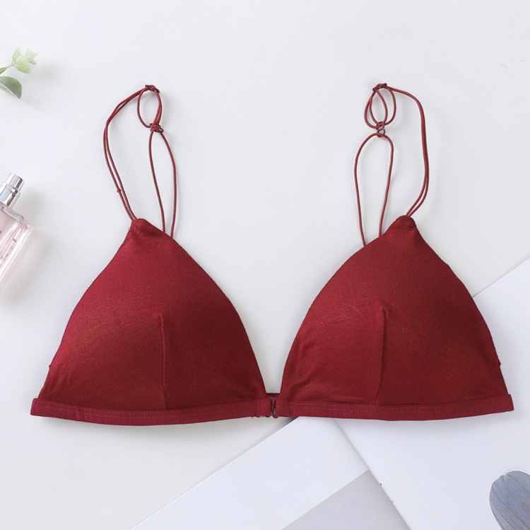 フロントホック 三角 見せブラ