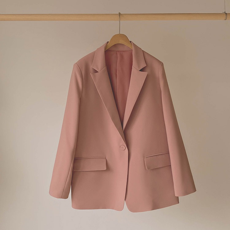 シングルボタン テラードジャケット