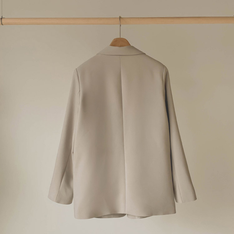 シングルボタン テラードジャケット