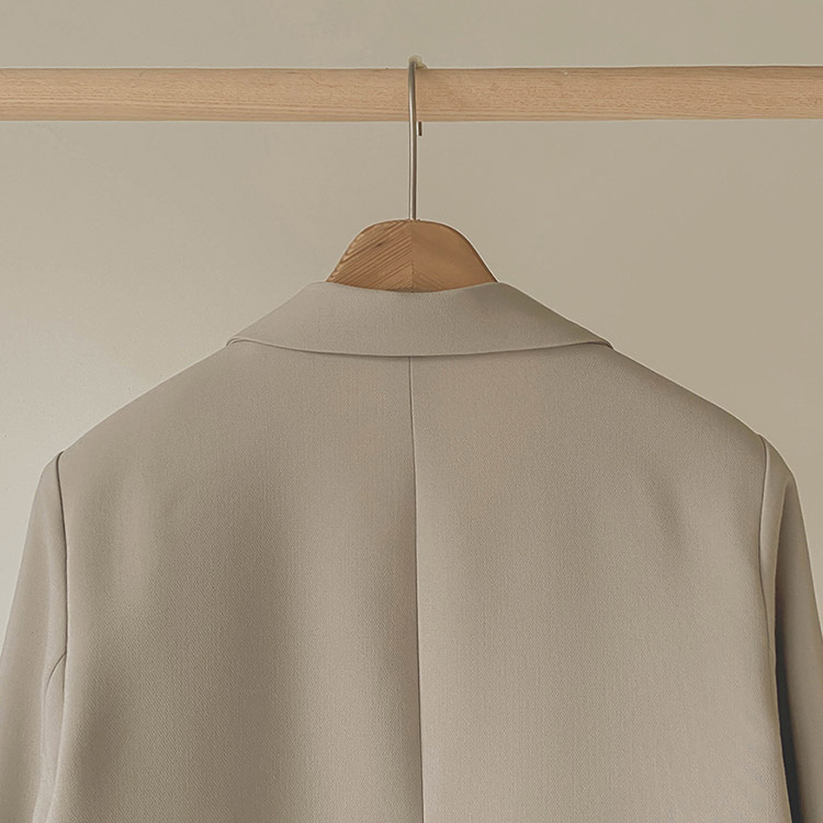 シングルボタン テラードジャケット