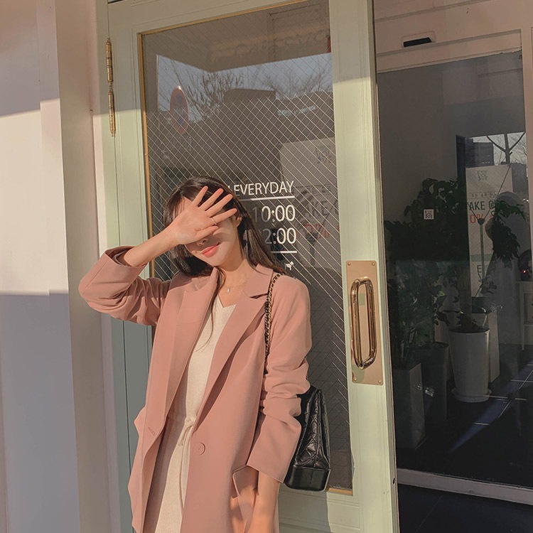 シングルボタン テラードジャケット