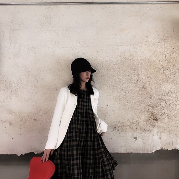 薄手 無地 コットンリネン キャスケット