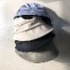薄手 無地 コットンリネン キャスケット