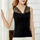 スカラップレース Vネックタンクトップ