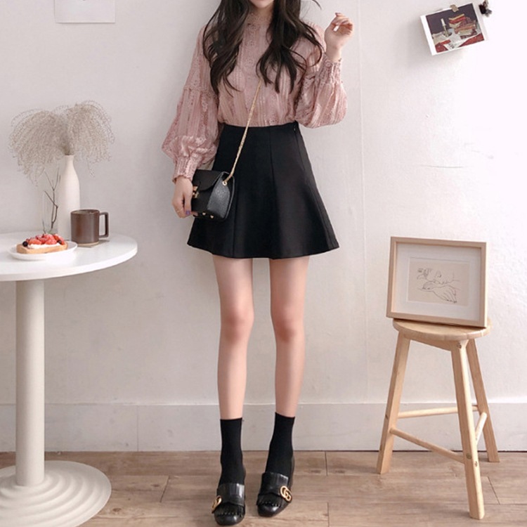 Aライン ショート丈 スカート