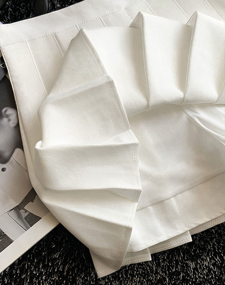 選べる丈感 インナー付き プリーツ ミニスカート 