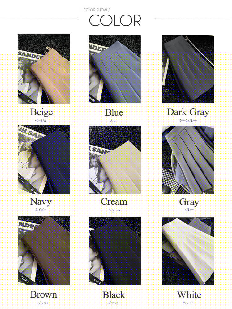 選べる丈感 インナー付き プリーツ ミニスカート 