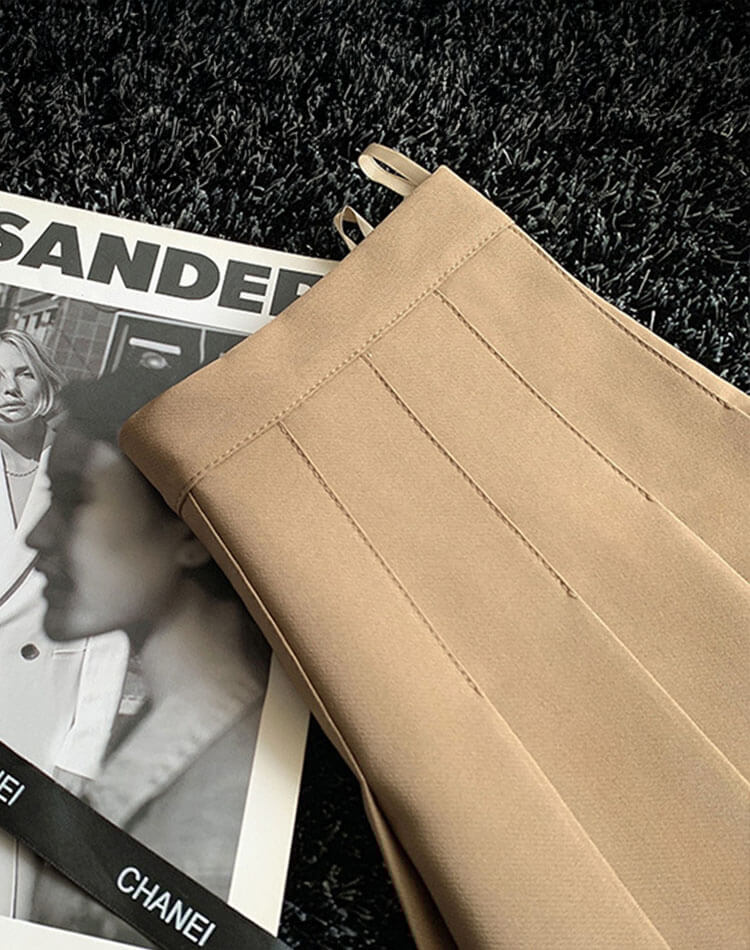 選べる丈感 インナー付き プリーツ ミニスカート 