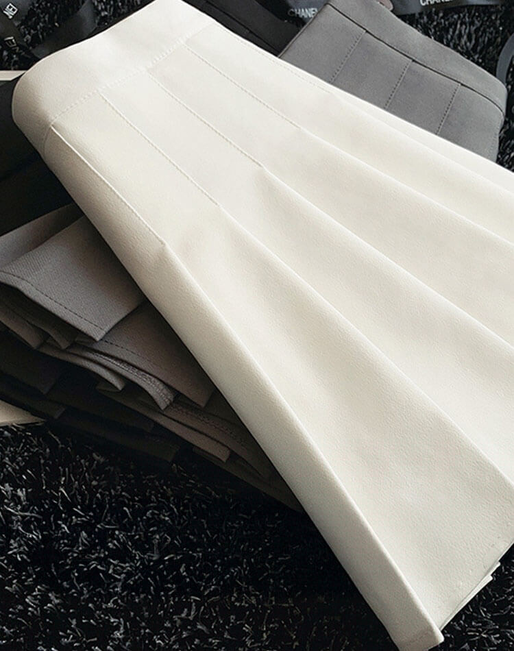 選べる丈感 インナー付き プリーツ ミニスカート 