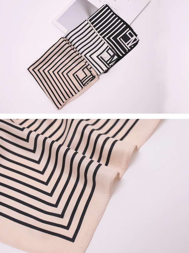 15カラー 正方形 シルク調 スカーフ