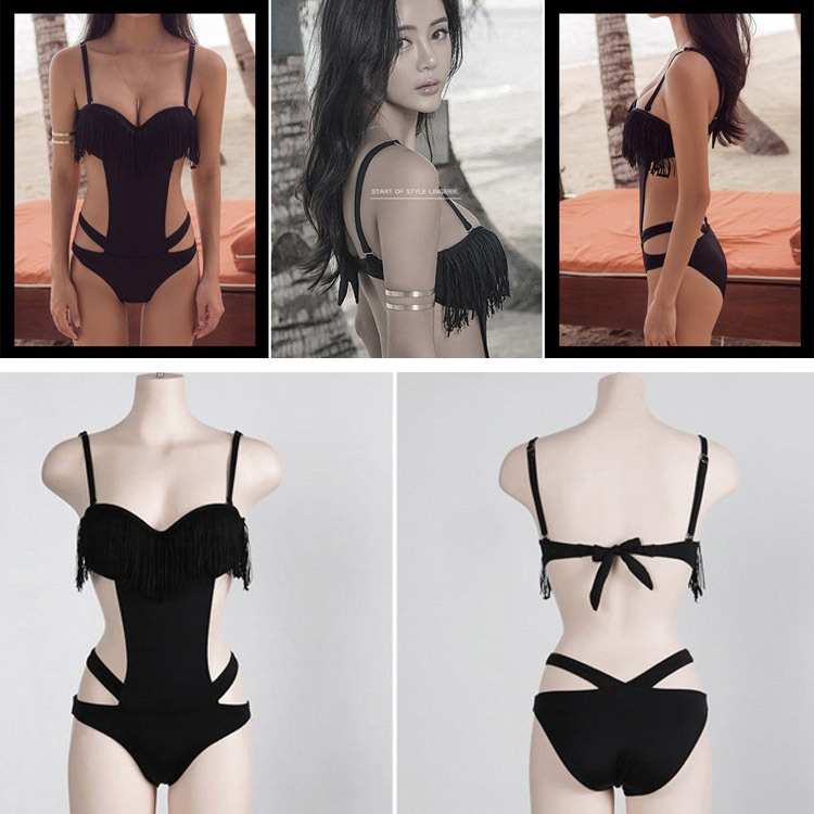 セクシーな背中見せ大胆カットの水着ワンピース モノキニ