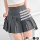 韓国ゴルフウェア アシンメトリー ミニ丈 プリーツスカート
