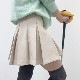 韓国ゴルフウェア 幅広プリーツ ミニスカート