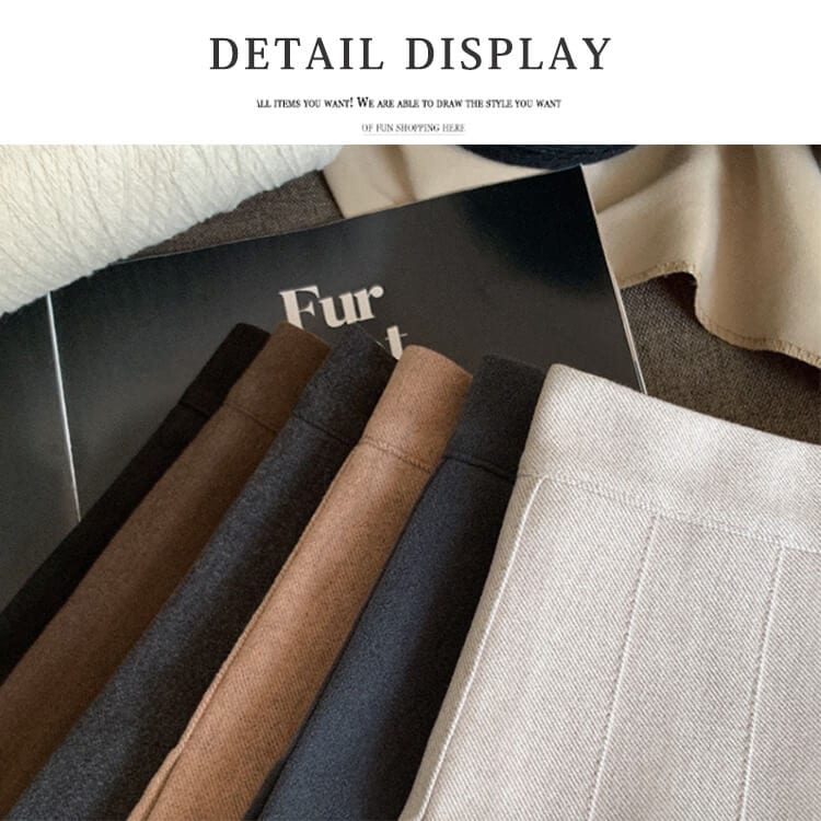 ゴルフウエア ショート丈 Aライン ツイード