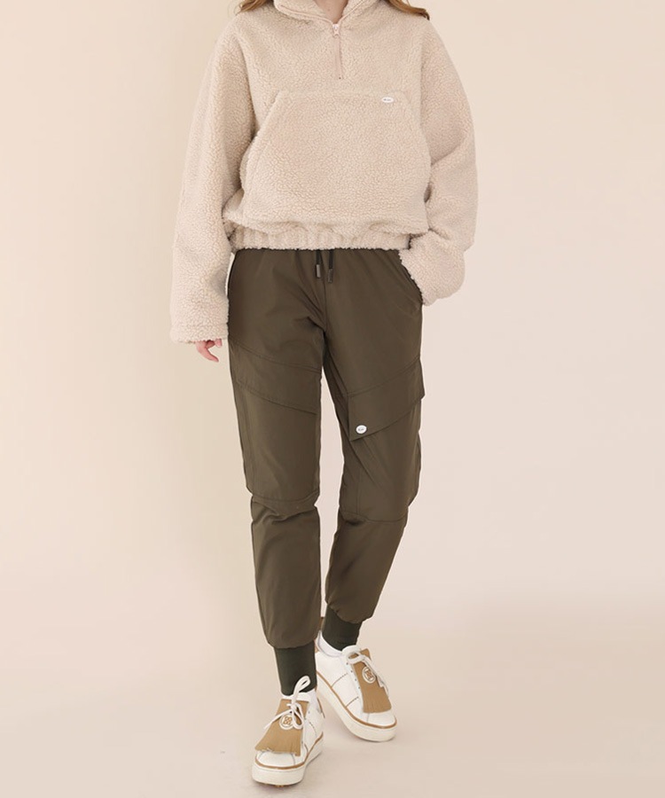 ダックダウン あったか ジョガーパンツ 韓国ゴルフウェア