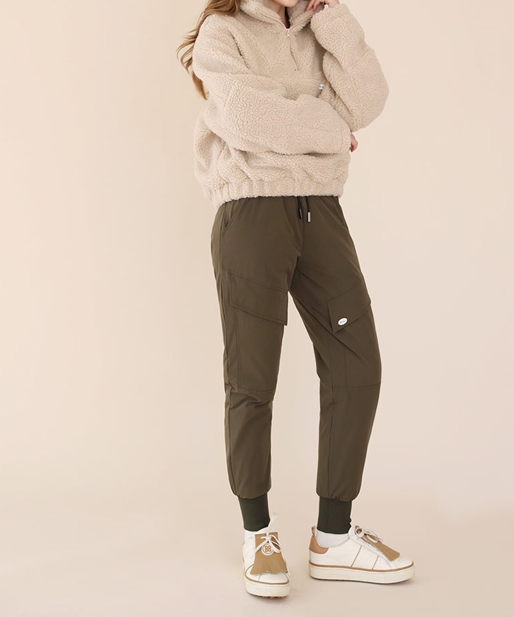 ダックダウン あったか ジョガーパンツ 韓国ゴルフウェア