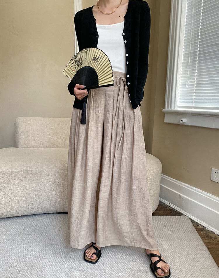 スクエアネック 幅広肩紐 タンクトップ