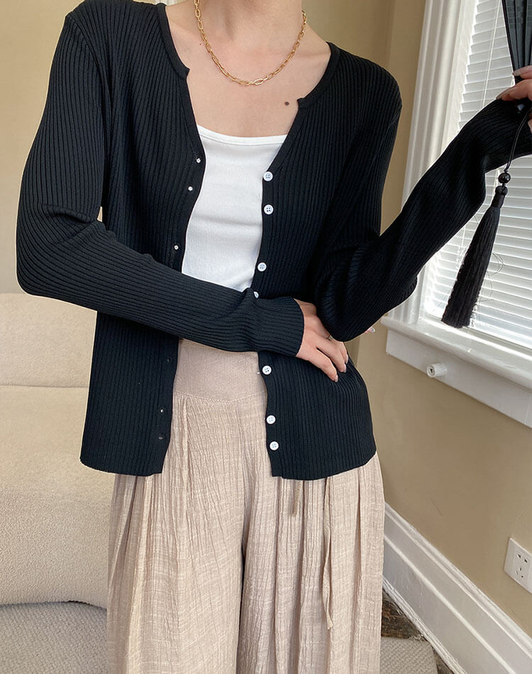 スクエアネック 幅広肩紐 タンクトップ