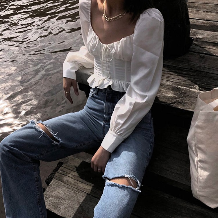 3リング 二連 チェーンネックレス