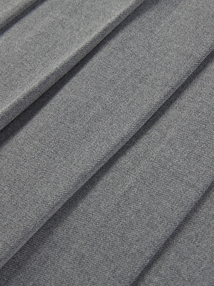 韓国ゴルフウェア ラップスカート風 ミニ丈 プリーツスカート