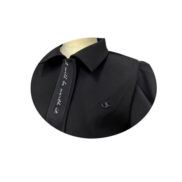 レタリングリボン パフスリーブ ジャケット ジャンパー