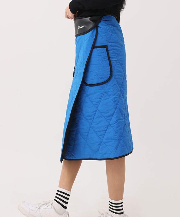 裏起毛 キルティング ラップ スカート 韓国ゴルフウェア