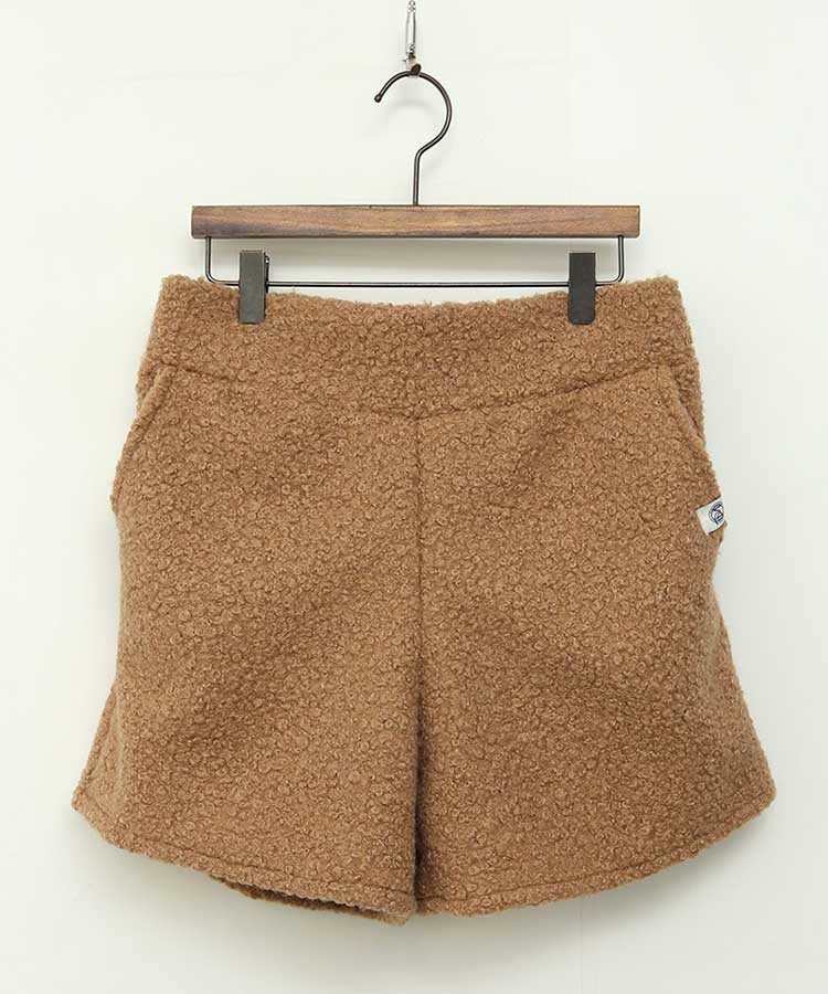 シンプルでかわいい ボア ショートパンツ 韓国ゴルフウェア