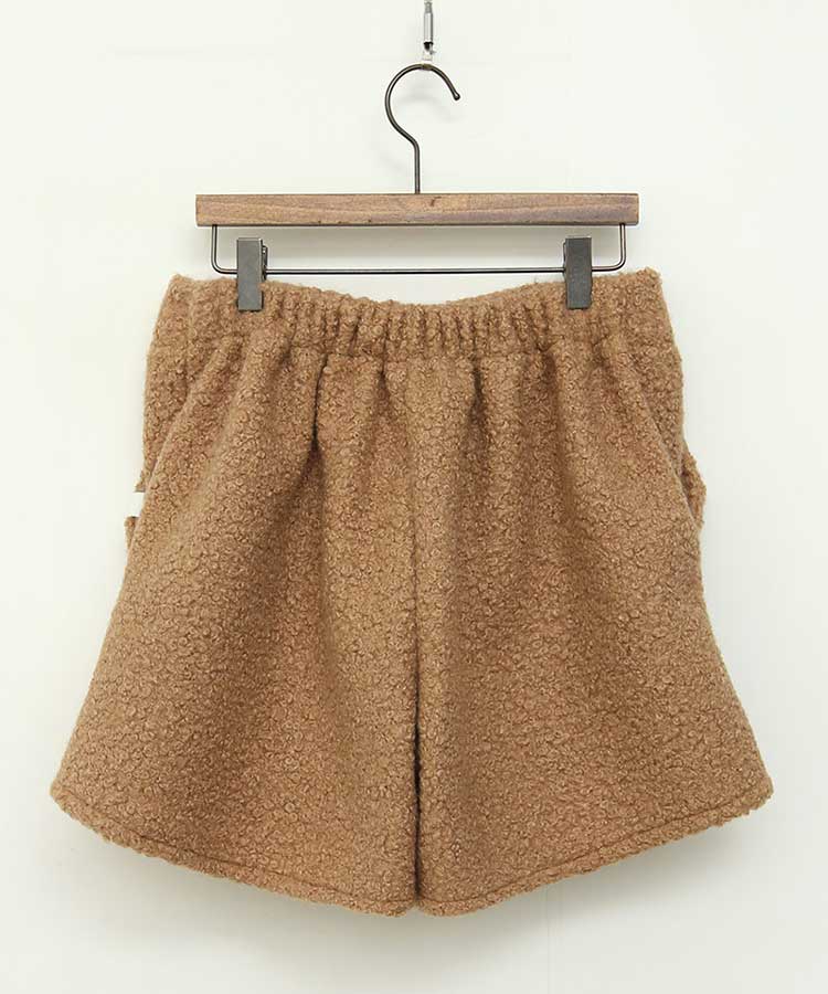 シンプルでかわいい ボア ショートパンツ 韓国ゴルフウェア