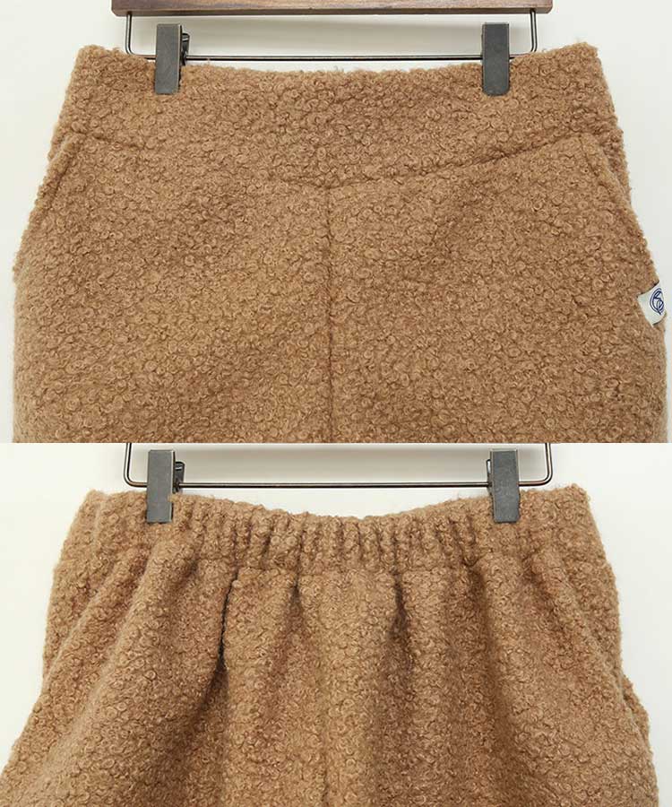 シンプルでかわいい ボア ショートパンツ 韓国ゴルフウェア