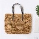 大きめ かご編みバッグ