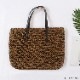 大きめ かご編みバッグ