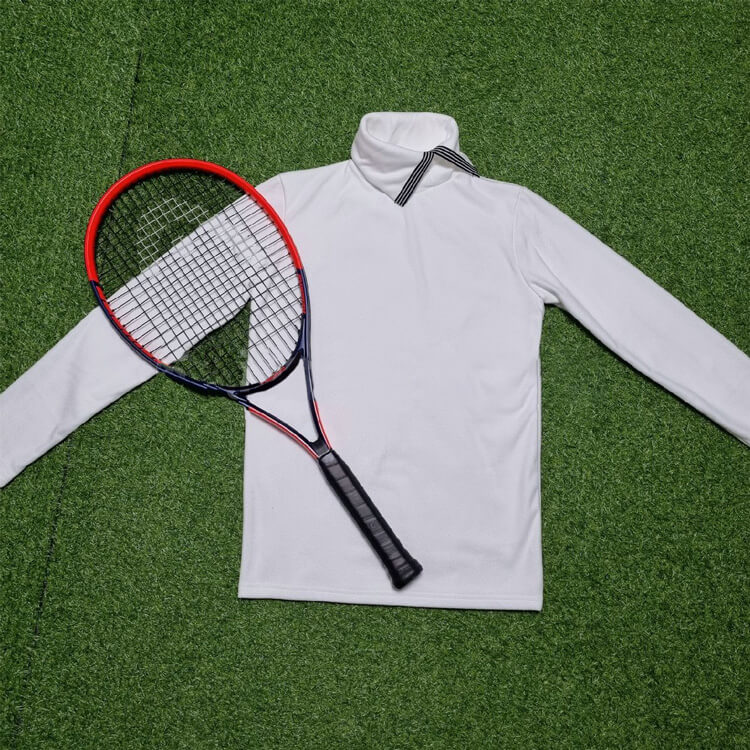 韓国ゴルフウェア アンバルカラーネック 長袖 Ｔシャツ