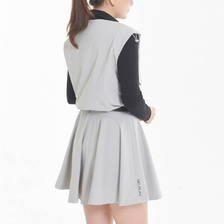 バックコンシャス レタリング フレア ミニスカート