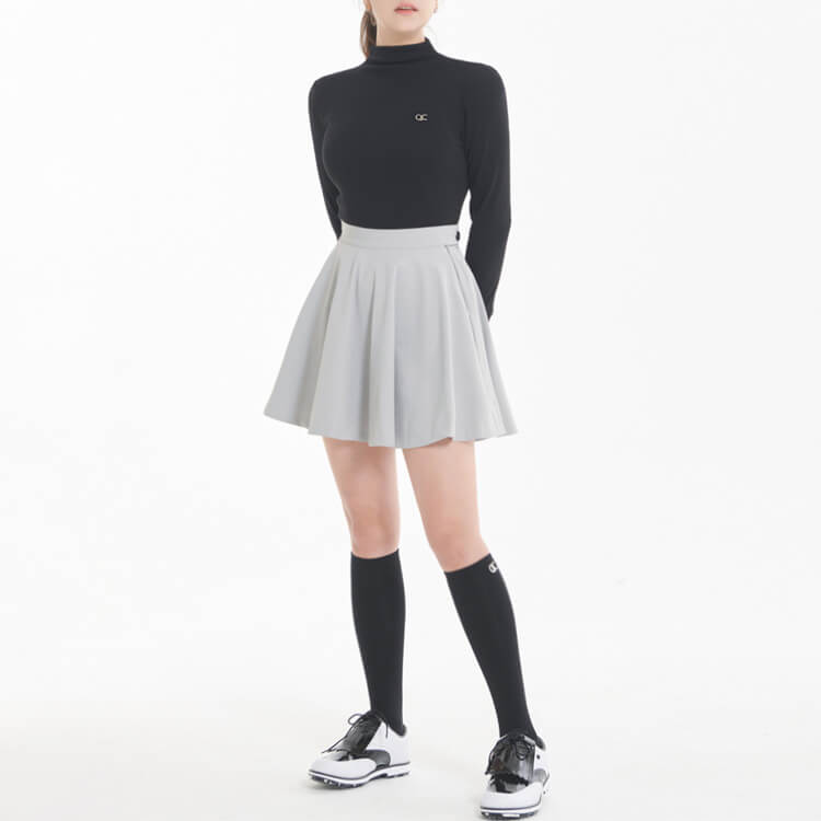 バックコンシャス レタリング フレア ミニスカート