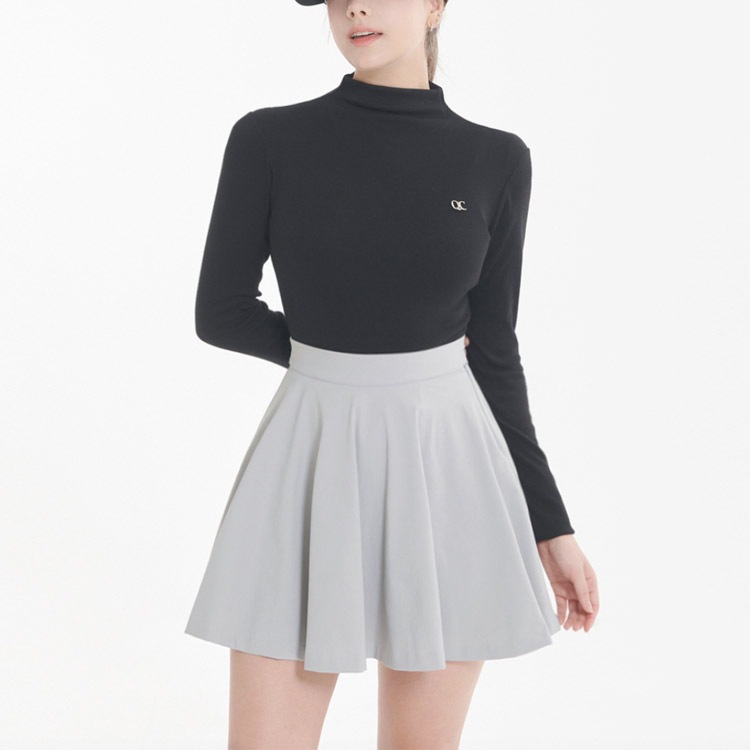 バックコンシャス レタリング フレア ミニスカート