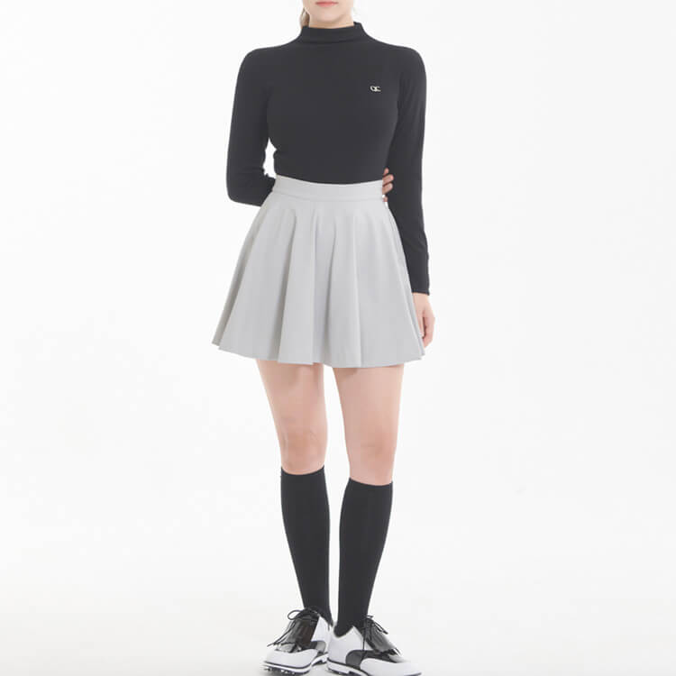 バックコンシャス レタリング フレア ミニスカート