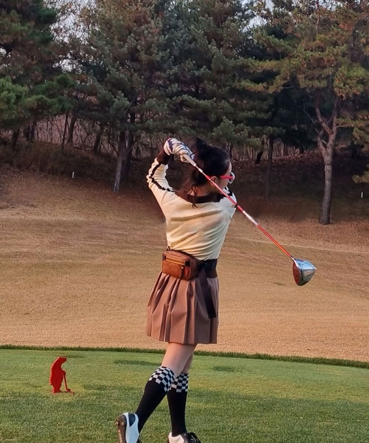 配色ウエスト ゴム ショート丈 プリーツスカート 

