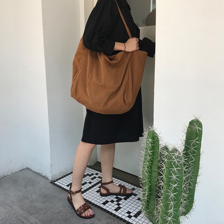 大きめ 大容量 シンプル キャンパス トートバッグ
