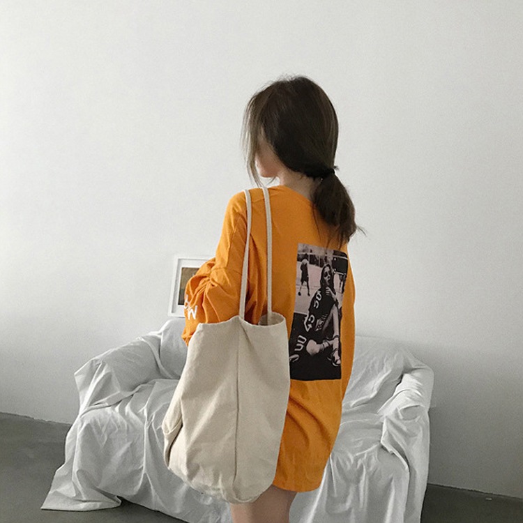 大きめ 大容量 シンプル キャンパス トートバッグ