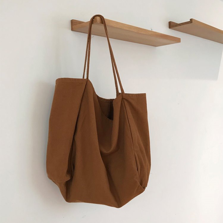 大きめ 大容量 シンプル キャンパス トートバッグ