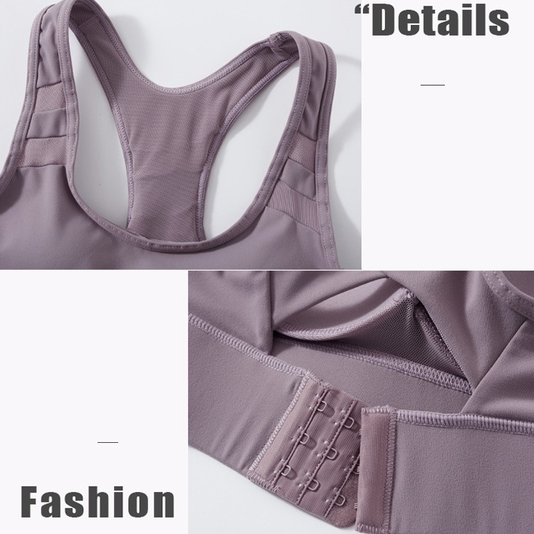 レーサーバック カップ付き Uネック スポーツブラ