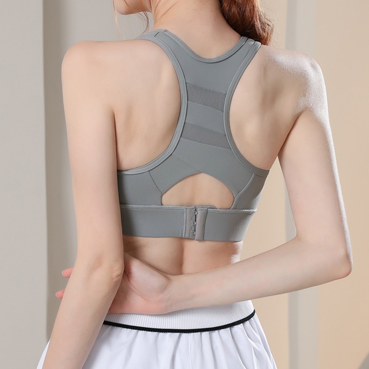 レーサーバック カップ付き Uネック スポーツブラ