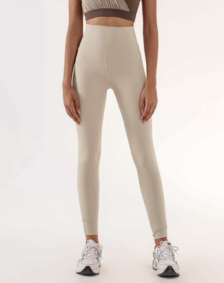 ハイウエスト 九分丈 ヨガパンツ 高ストレッチ