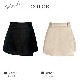 バックプリーツ Ａライン ラップスカート ショーツパンツ