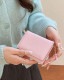 リボンチャーム付　三つ折り ミニ財布

