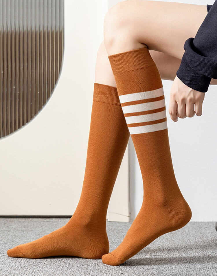 韓国 ライン 引き締め ハイソックス ゴルフ

