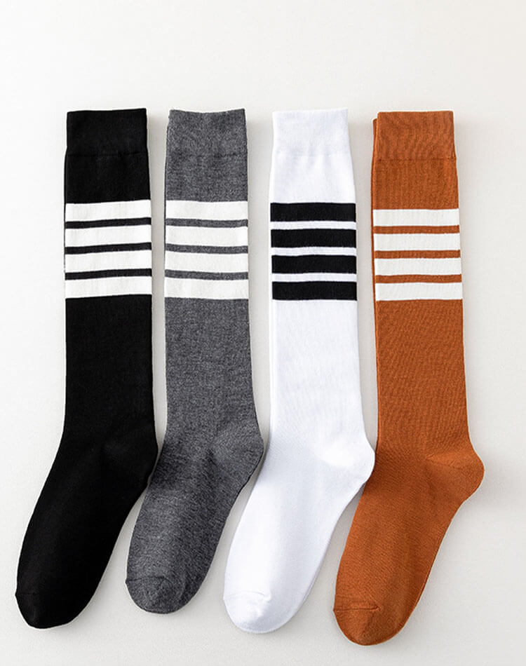 韓国 ライン 引き締め ハイソックス ゴルフ

