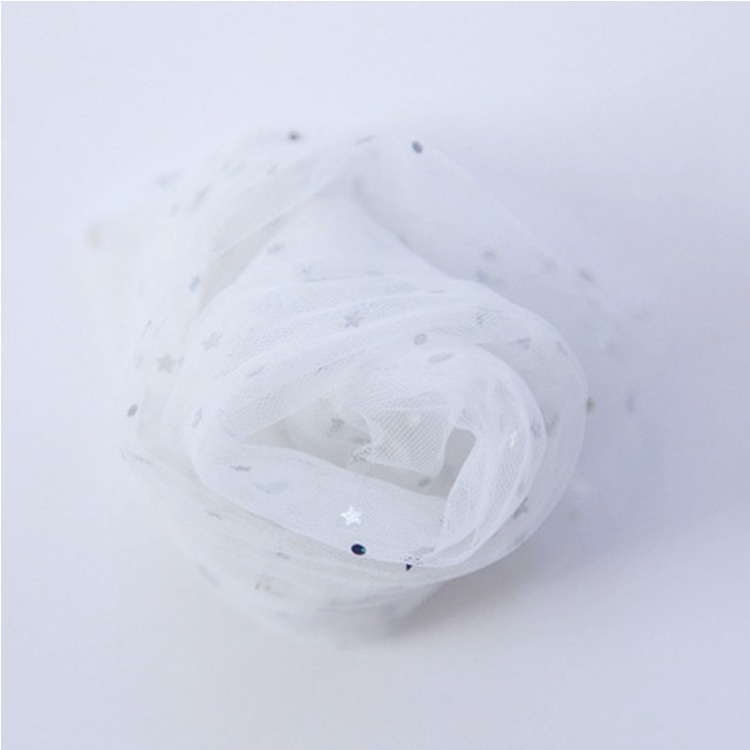 星月柄メッシュルーズソックス