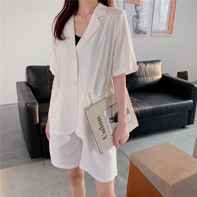 夏 薄手 半袖 カジュアルジャケット