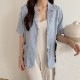 夏 薄手 半袖 カジュアルジャケット